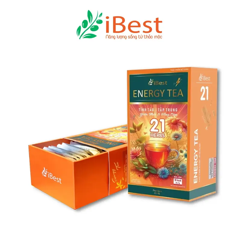 Trà Năng Lượng iBest Energy Tea Hoà Tan (20 Gói) - ảnh 2