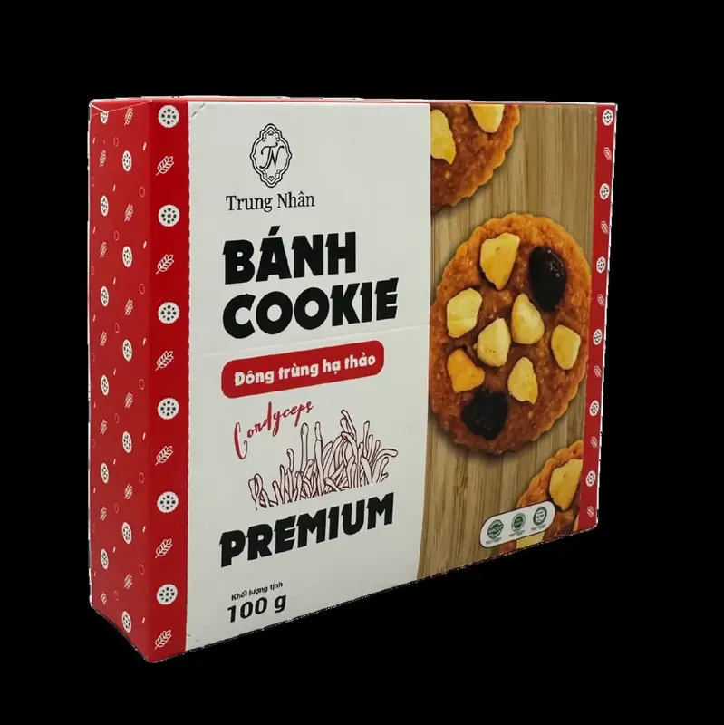Bánh Cookie Đông Trùng Hạ Thảo Premium 100g
