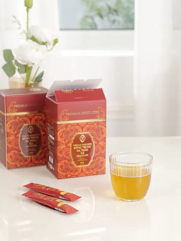 Đông Trùng Hạ Thảo X3 Hoàng Gia (Hộp 20 Gói)