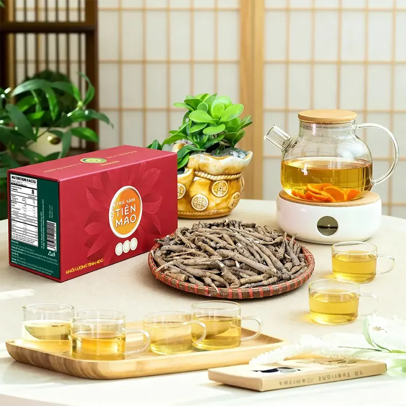 Trà Sâm Tiên Mao Sunbeleaf (Sâm Cau Đen) - Duy Trì Sinh Lực (Hộp 20 Gói) - ảnh 5