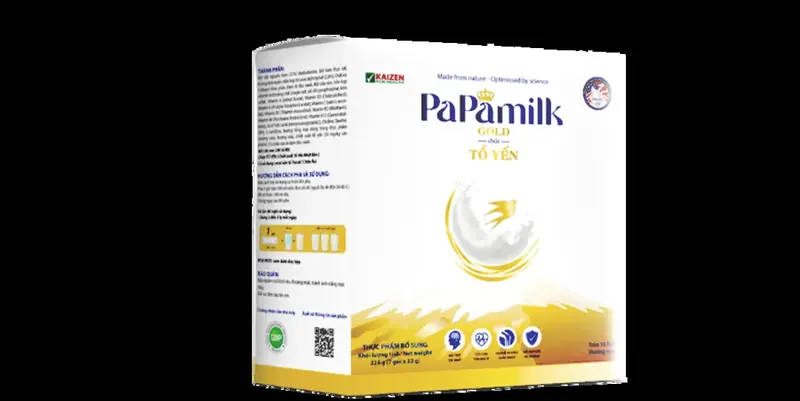Sữa Non Tổ Yến Papamilk Gold - Hỗ Trợ Xương Khớp (7 Gói x 32g) - ảnh 2