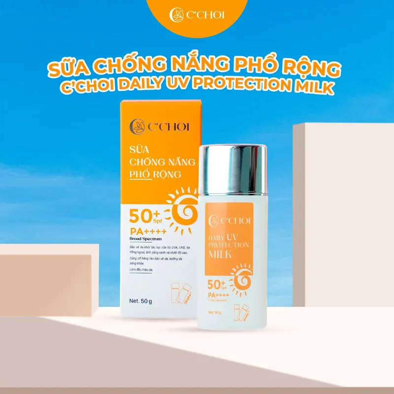 Sữa Chống Nắng Phổ Rộng C'Choi Daily UV Protection Milk - ảnh 4
