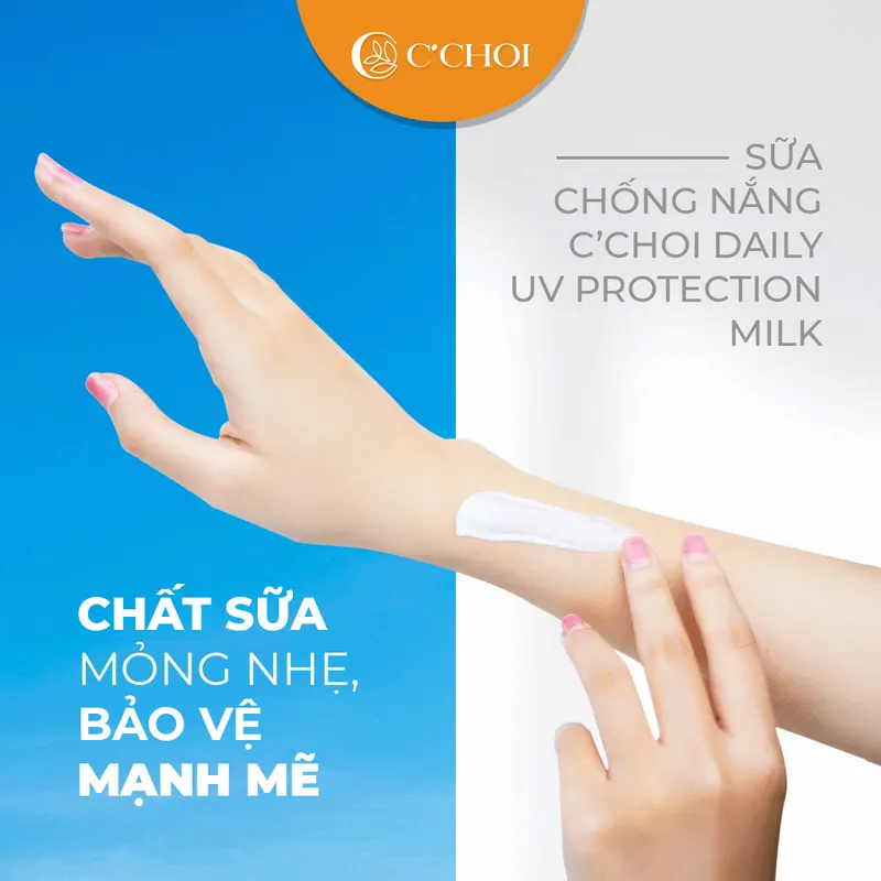 Sữa Chống Nắng Phổ Rộng C'Choi Daily UV Protection Milk - ảnh 5