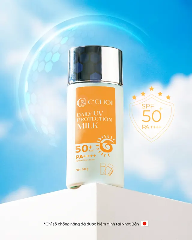 Sữa Chống Nắng Phổ Rộng C'Choi Daily UV Protection Milk - ảnh 8