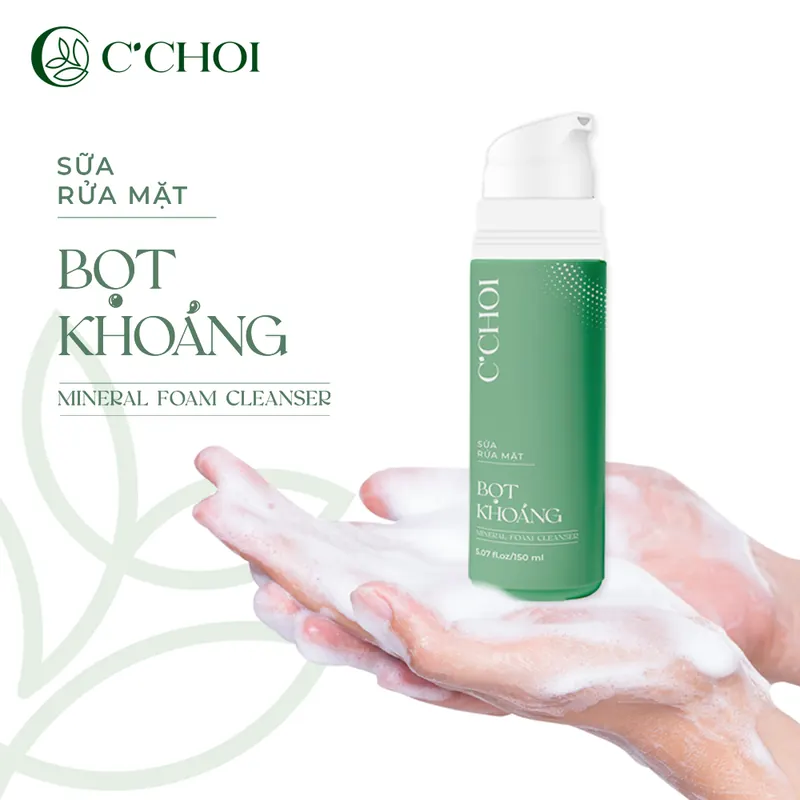 Sữa Rửa Mặt Bọt Khoáng C'Choi Mineral Foam Cleanser