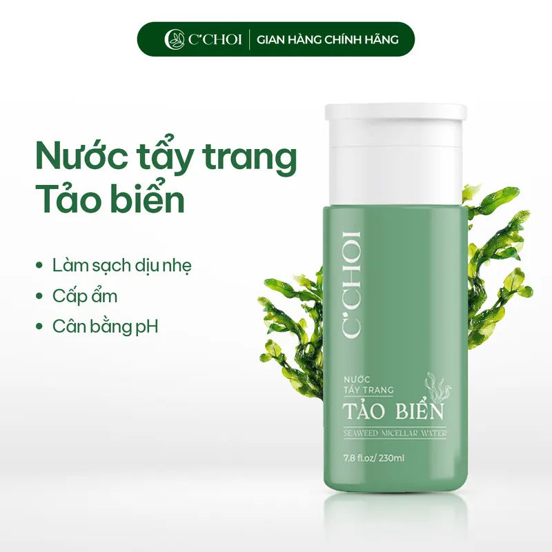 Nước Tẩy Trang Tảo Biển C'Choi Seaweed Micellar Water - ảnh 3