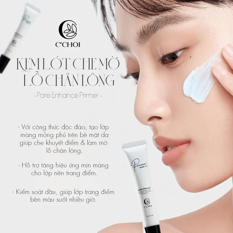 Kem Lót Che Mờ Lỗ Chân Lông C'Choi Pore Enhance Primer (Tuýp 20g)
