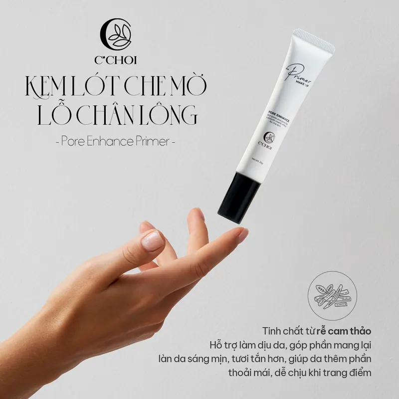 Kem Lót Che Mờ Lỗ Chân Lông C'Choi Pore Enhance Primer (Tuýp 20g) - ảnh 5