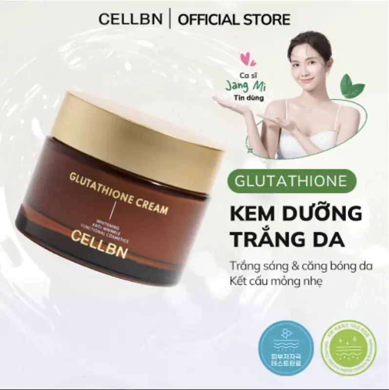 Kem Dưỡng Trắng Giảm Nếp Nhăn Glutathione CELLBN 50g