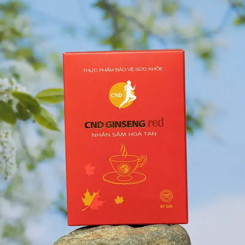CND Ginseng Red – Nhân Sâm Hòa Tan Hỗ Trợ Bổ Thận, Giảm Mệt Mỏi (Hộp 7 Gói) - ảnh 5