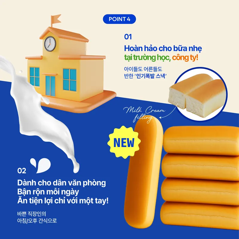 Bánh Que Sữa Mềm COBI Stick Bread (Hộp 18 Cái) - ảnh 4