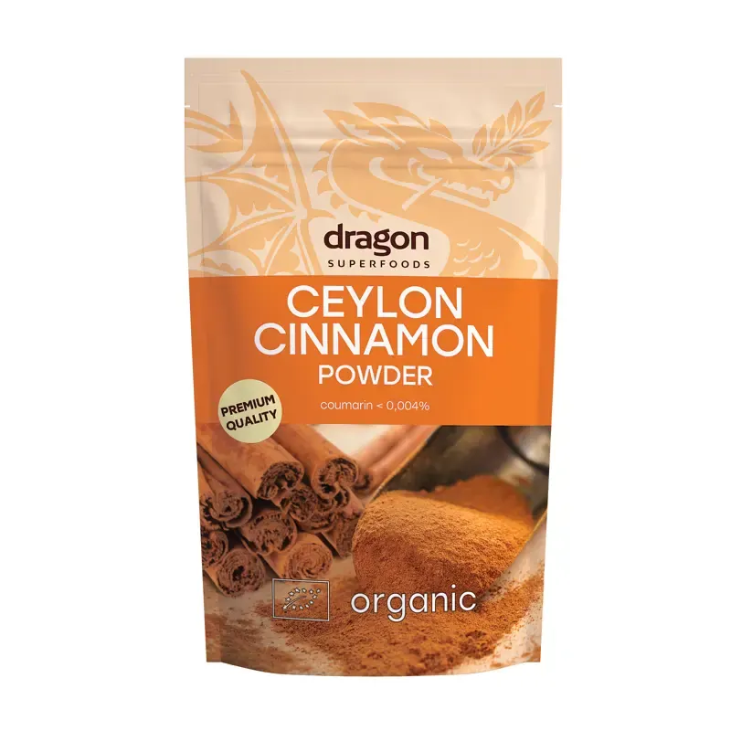 Bột Quế Ceylon Hữu Cơ Dragon Superfoods 150g