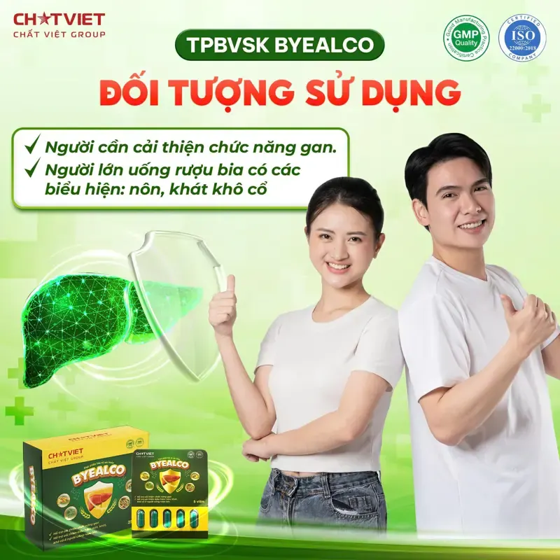 TPBVSK BYEALCO - Viên Uống Giải Rượu, Hỗ Trợ Cải Thiện Chức Năng Gan (Hộp 25 Viên) - ảnh 5