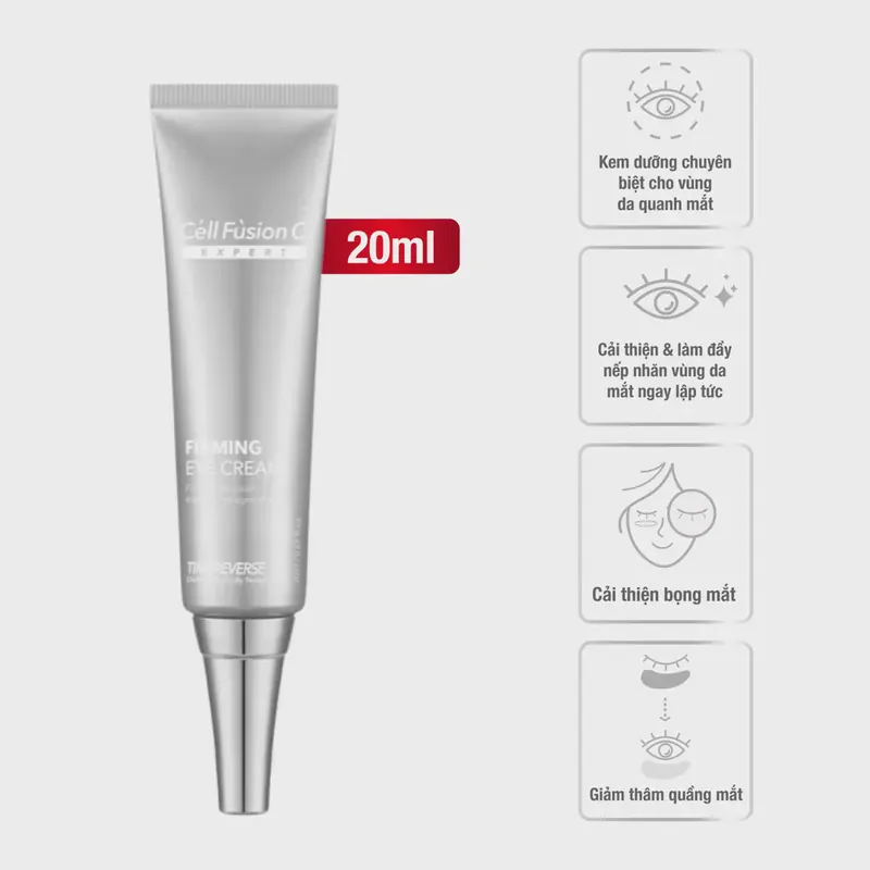 Kem Dưỡng Vùng Mắt Săn Chắc Da Ngăn Ngừa Lão Hóa Cell Fusion C Expert Time Reverse Firming Eye Cream 20ml