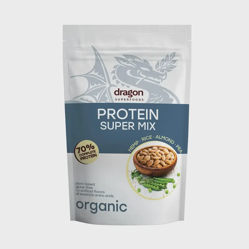 Bột Protein Hỗn Hợp 4 Hạt Hữu Cơ Dragon Superfoods 500g