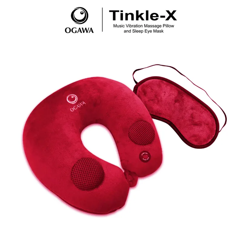 Gối Massage Âm Nhạc Kèm Miếng Che Mắt Ngủ Ogawa Tinkle Touch-X OL-0502X