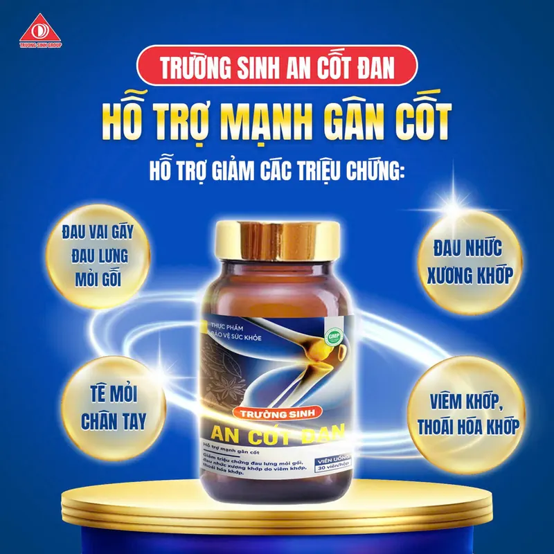 TPBVSK Trường Sinh An Cốt Đan H30 Viên – Hỗ Trợ Mạnh Gân Cốt, Giảm Đau Khớp