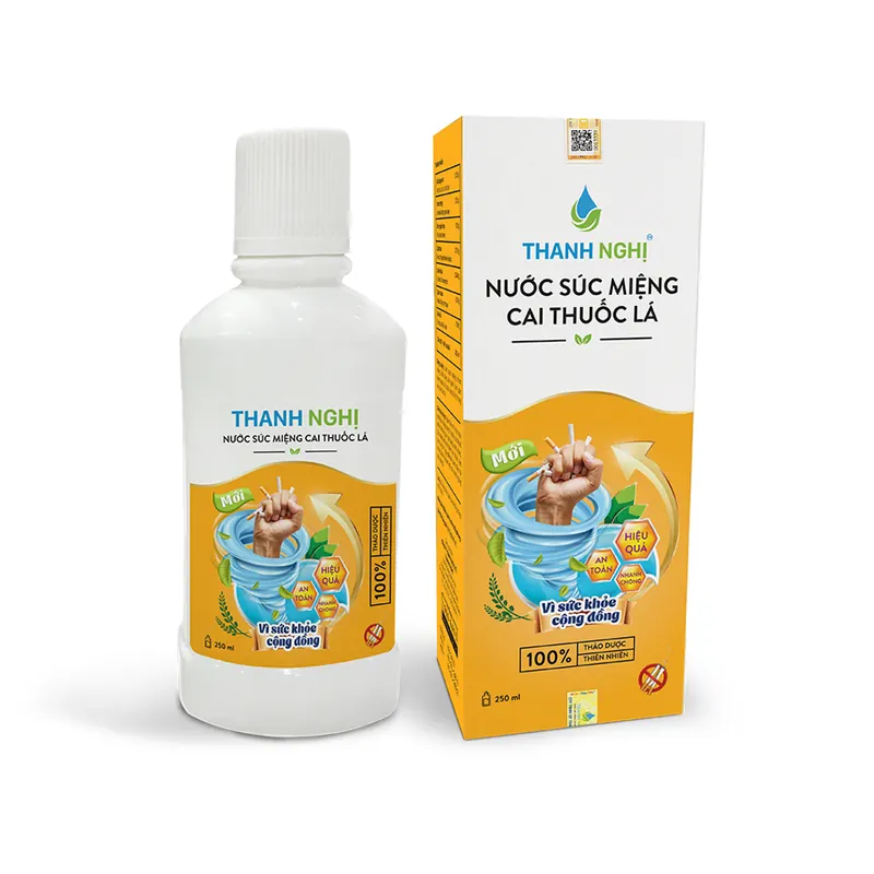 Nước Súc Miệng Cai Thuốc Lá Thanh Nghị – Chai 250ml