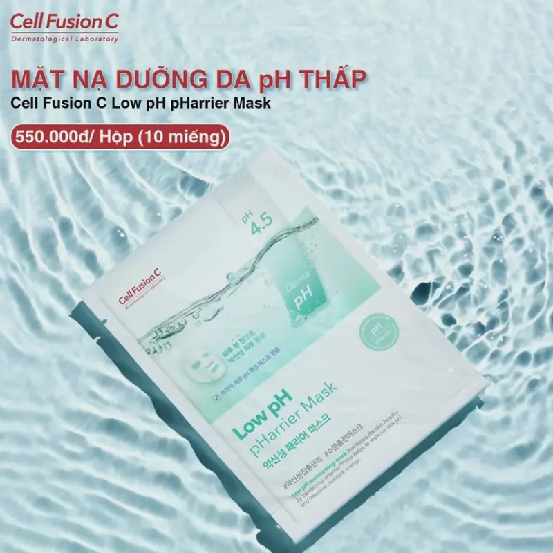 Mặt Nạ Dưỡng Da pH Thấp Cell Fusion C Low pH pHarrier Mask 25ml*10 Miếng